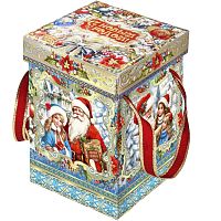 №351у Упаковка Куб Сказочники (картон премиум) 1500г