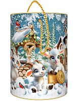 №842у Упаковка Туба-копилка Семейка 600г