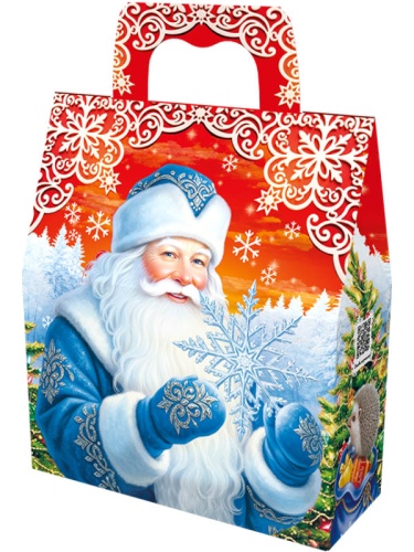 №031у Упаковка Снежинка (картон) с анимацией 650г