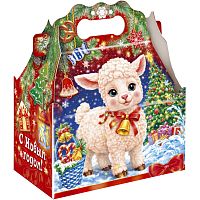 №224у Упаковка Ларец Овечка (плотный картон) 1200г