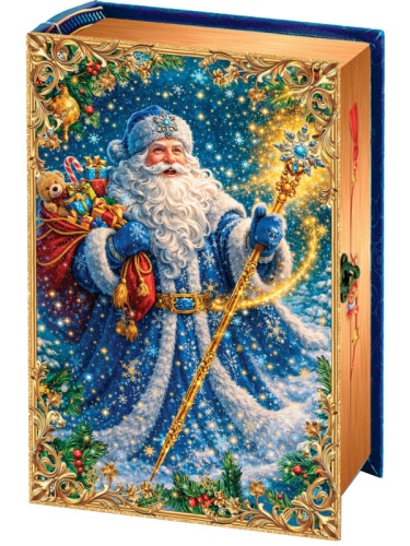 №626у Упаковка Книга Новогодняя сказка (дерево) 1500г