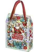 №335у Упаковка Сумочка Нарядная (картон премиум) 800г