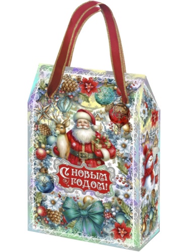 №335у Упаковка Сумочка Нарядная (картон премиум) 800г