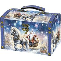 №609у Упаковка Сундук Снежная ночь (дерево) 900г