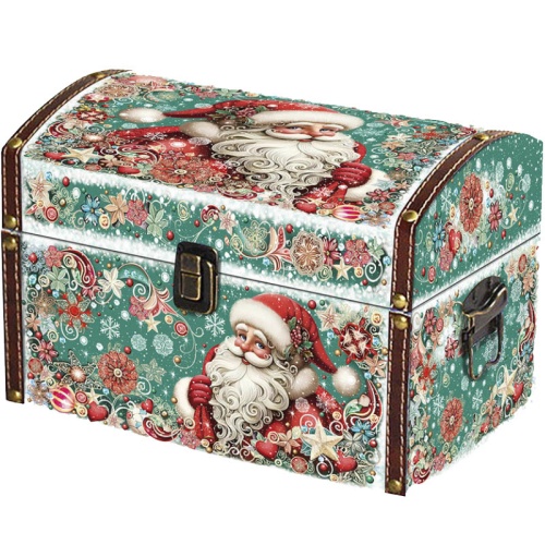 №630у Упаковка Сундук Морозко (дерево) 1700г