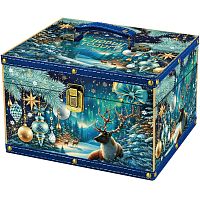 №625у Упаковка Сундук Сияние (дерево) 1300г