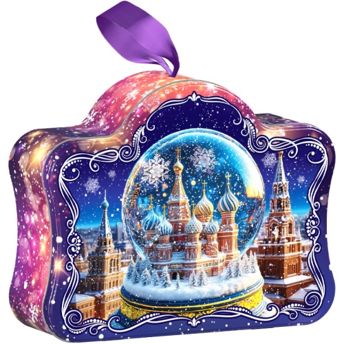 №721у Упаковка Снежный шар  (жесть с конгревом) 1200г