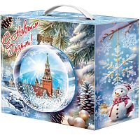 №169у Упаковка Посылка Кремль (плотный картон) 2000г