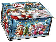 №617у Упаковка Посылка Звёздочки (дерево) 1500г
