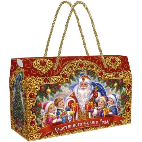 №343у Упаковка Ларец Добро (картон премиум) 2600г