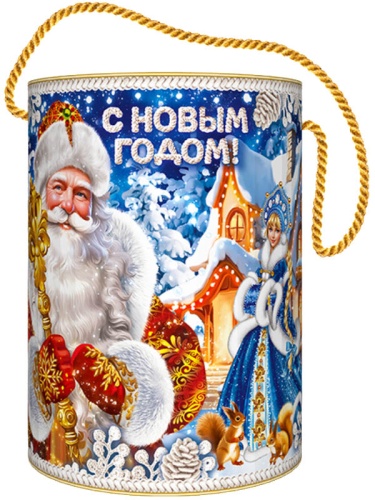 №844у Упаковка Туба-копилка Ажурная 600г
