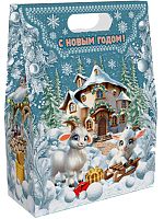 №088у Упаковка Сумочка большая Жемчужная (картон) 1300г