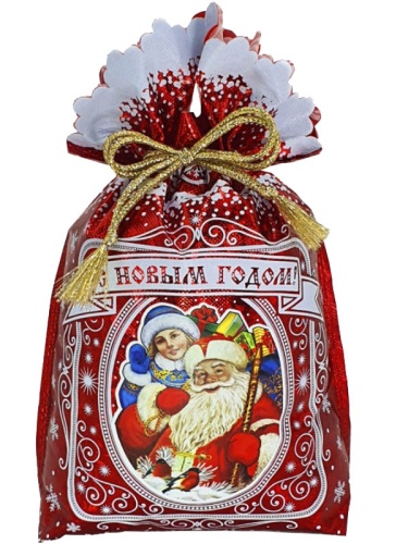 №517у Упаковка Мешок Скоро будем красный 1200г
