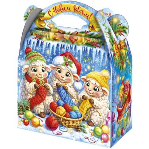 №067у Упаковка Клубочки (картон) 600г