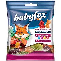 Жевательный мармелад БэбиФокс 30г