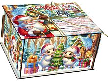 №613у Упаковка Посылка Фонарик (дерево) 500г