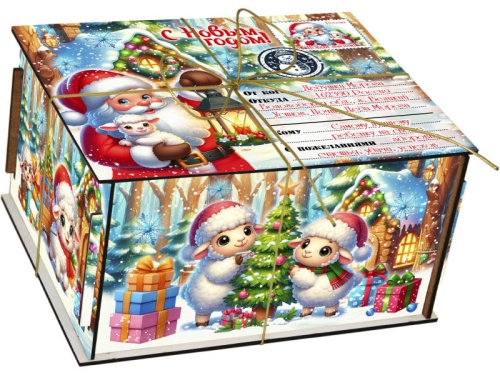 №613у Упаковка Посылка Фонарик (дерево) 500г