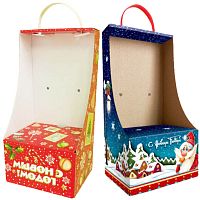 №153у Упаковка Подиум Санты (плотный картон) 700г
