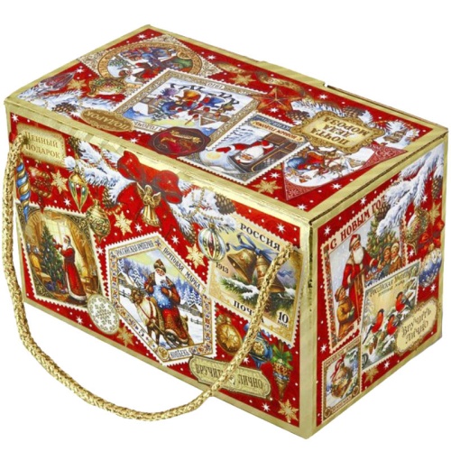 №369у Упаковка Посылка Новость (картон премиум) 1000г №369у Упаковка Посылка Новость (картон премиум) 1000г