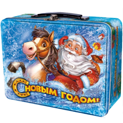 №761у Упаковка Вперёд, в Новый Год! (жесть с конгревом) 950г